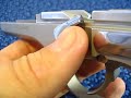 Removing disassembly latch on a Beretta 92FS Removing disassembly latch on a Beretta 92FS