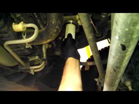 External transmission filter 2007 Ford F350 remote mounted Install Remove Replace How to
