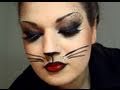 Sexy Cat Halloween Makeup - videoclip