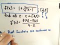 The Mean Value Theorem