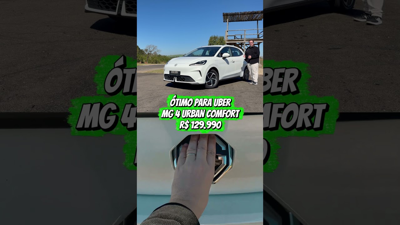 O MG4 COMFORT É O ELÉTRICO PERFEITO PARA UBER? 🚘⚡