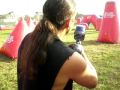 .50 cal paintballs in the face