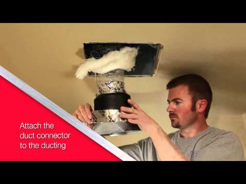 how to install nutone bathroom vent
