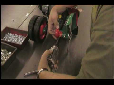 how to change belt on troy bilt edger