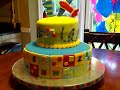 Fondant Birthday Cake- my seventh cake