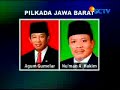 Tiga Cagub Jabar Diperkenalkan
