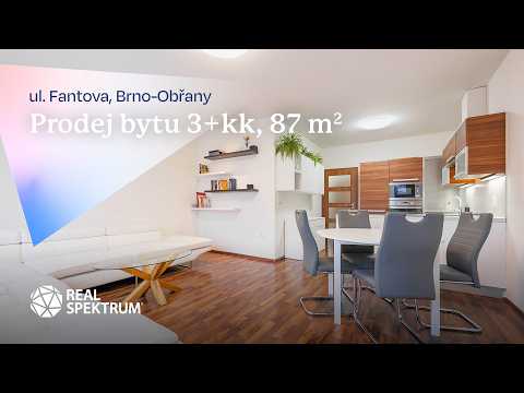 Video Prodej bytu 3+kk 87 m², Brno - Obřany