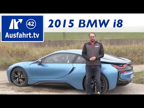 Elektroauto: BMW i8 - Fahrbericht der Probefahrt, Tes ...