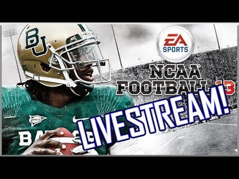 NCAA Football 13: LIVESTREAM! Gameplay and FULL Games from the new NCAA 13!