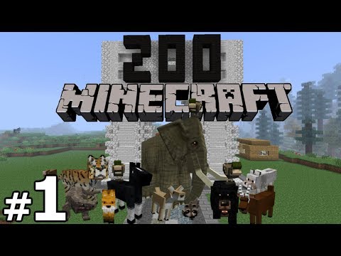 Minecraft Zoo Build - Part 1 - WE ARE THE CHOSEN ONES