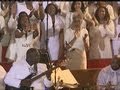 WHITNEY HOUSTON FUNERAL: Mass gospel choir sing and break down crying as they open ceremony