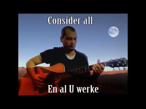 Dev Moller How Great Thou Art Fingerstyle Guitar with Lyrics Afrikaans and English
