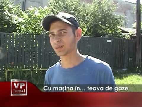 Cu maşina în… ţeava de gaze