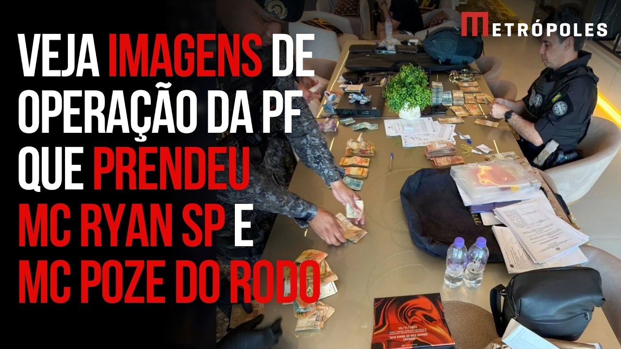 Polícia Federal prende MC Ryan SP e MC Poze do Rodo e apreende carros, relógios e bolsas de luxo