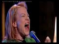 idol jury star kishti tomita and swedish guitarist tommy denander performing their own song 