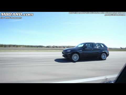 1080p: BMW X5M vs BMW M3 DKG | DCT Sedan