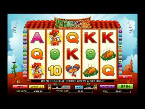 Как играть в игровой автомат La Cucaracha. Обучающее видео.