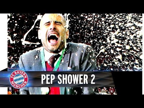 Guardiola beer shower reloaded!
