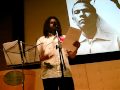 Mario Ellis Hill reads at Does the Secret Mind Whisper: A Celebration of Bob Kaufman (1)