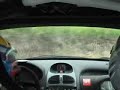 moi dans la 206 F2000 ds l� radier