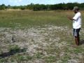 rc heli blade 400 on old U.S.A  air base in vanuatu 06/07/09