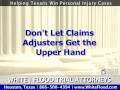 Personal Injury Lawyer in Houston, Texas - White Flood