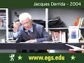 Jacques Derrida at European Graduate School EGS 2004 2/11