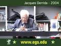 Jacques Derrida at European Graduate School EGS 2004 2/11