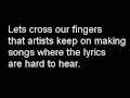 Don;t cry your heart out