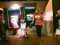 craziness on franklin st on halloween night