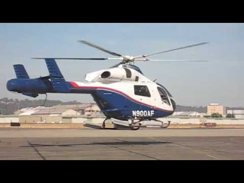 Hovering - MD902 Hovering around at Boeing Field.
