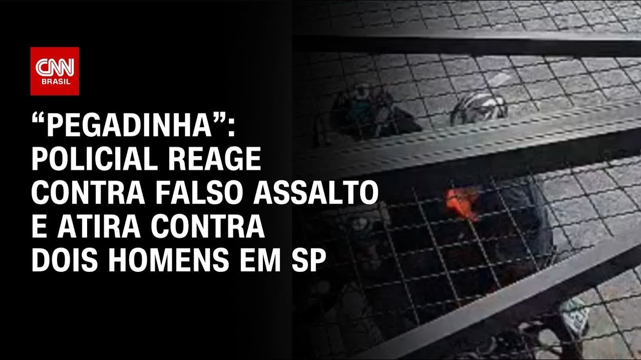 Falso assalto termina com dois baleados em SP | LIVE CNN