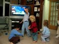Grandkids Upside Down