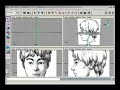maya nurbs HEAD Modelig part 01
