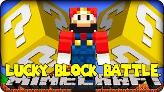 Minecraft - LUCKY BLOCK BOSS CHALLENGE - Mario! (Lucky Block / Mario Mod)