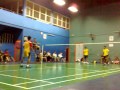 Arif Latif @Dewan Masyarakat Sarikei playing doubles