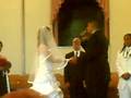 john singing on wedding day