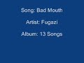 Bad Mouth - Fugazi