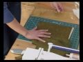 Cutting, sewing and pressing strips