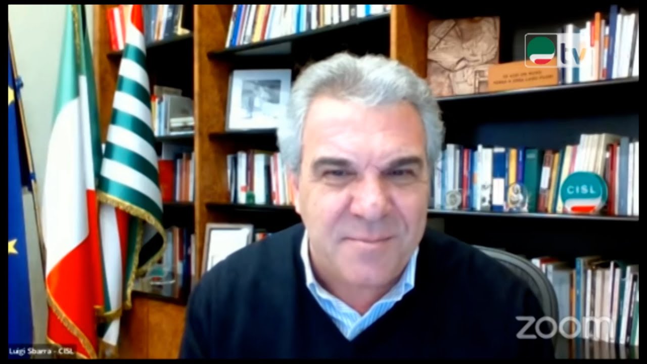 Intervento Luigi Sbarra  al Webinar "L'attualità del pensiero di Marco Biagi"