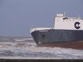 Riverdance ferry aground off Cleveleys. 1st February 2008.