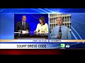 man penalized for violating court dress code
