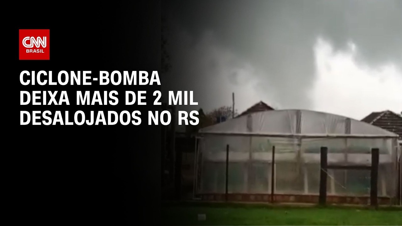RS: Tempestades deixam mais de 2 mil desalojados | AGORA CNN