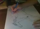 drawn with lines