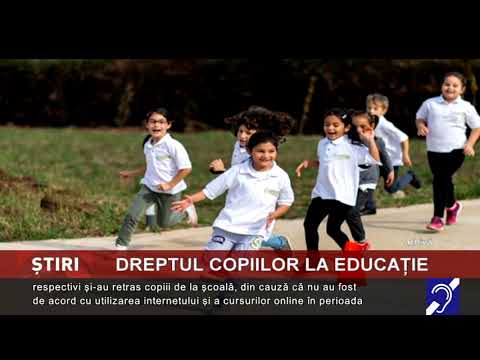 Dreptul copiilor la educație