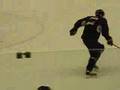 Foppa scoring at MoDo practice