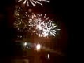 J watches fireworks at Iver Flowerland