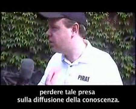 Swedish Pirate Party - 2006 interview with Swedish PiratPartiet founder Rickard Falkvinge by italian blogger (www.generazioneblog.it) federico mello.