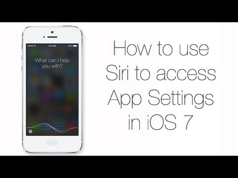how to open siri