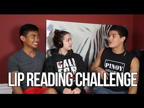 LIP READING CHALLENGE (with Anna Clendening!)